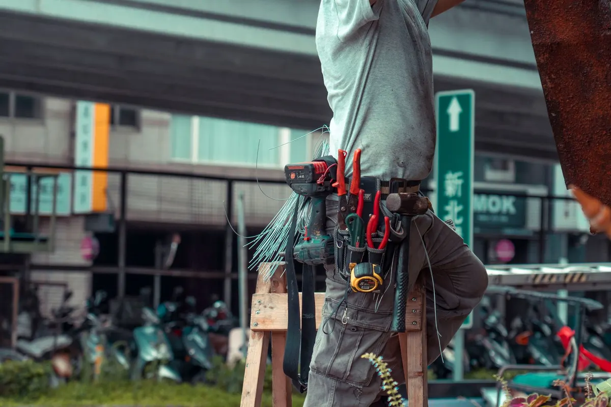 Bernhardt Restoration technician on the job in South Florida